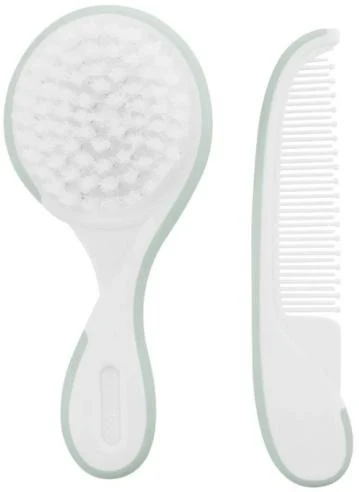 Set perie si pieptene Kikkaboo Utility Mint