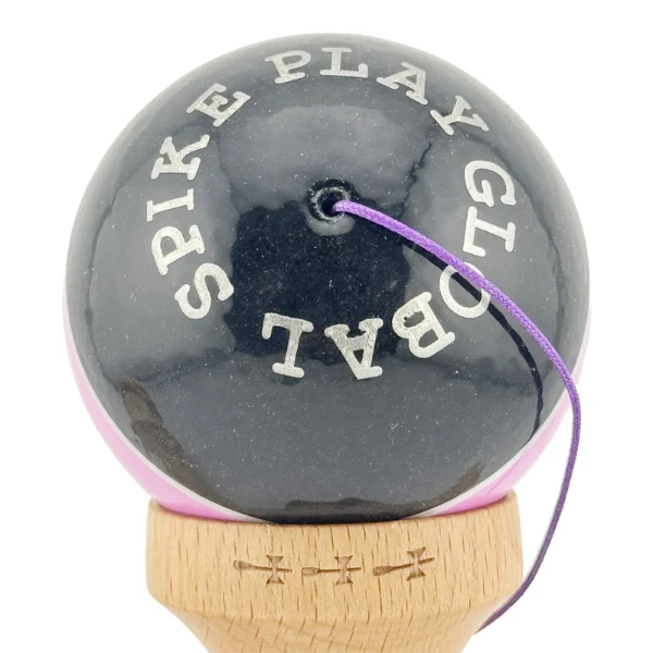 Kendama Royal Spike X Original profesionala, 7*6*18cm, negru-roz-alb 4