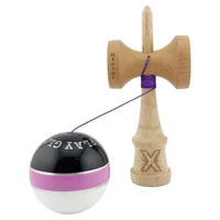 Kendama Royal Spike X Original profesionala, 7*6*18cm, negru-roz-alb 3