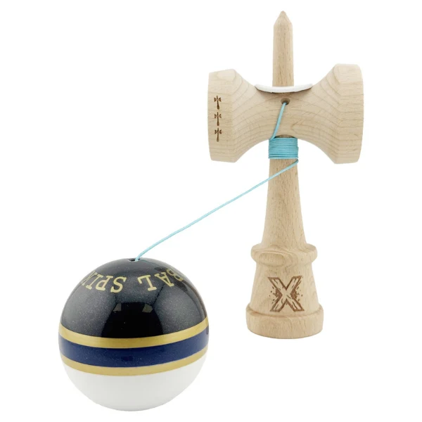 Kendama Royal Spike X Original profesionala, 7.5*6*18cm, inel albastru inchis 3
