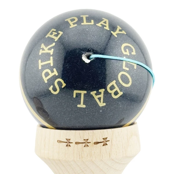 Kendama Royal Spike X Original profesionala, 7.5*6*18cm, inel albastru inchis 4