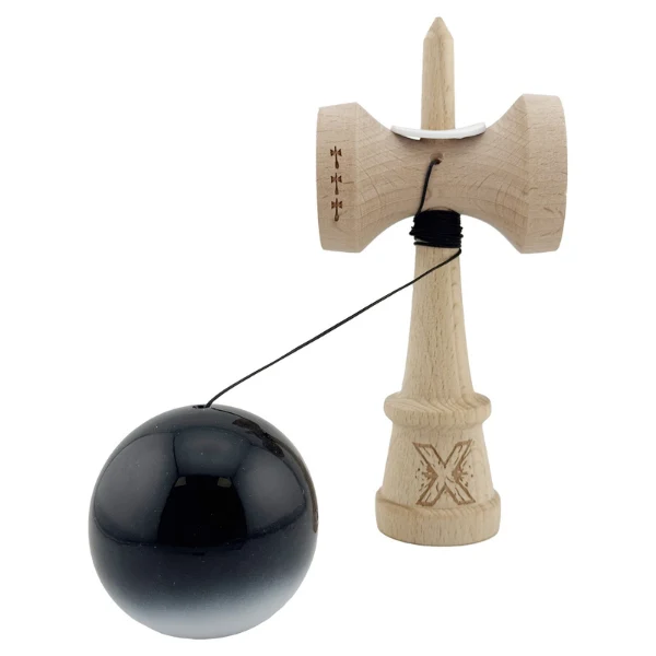 Kendama Super Sticky X Original profesionala, 7.5*6*18cm, Yin-Yang finisaj lucios 3