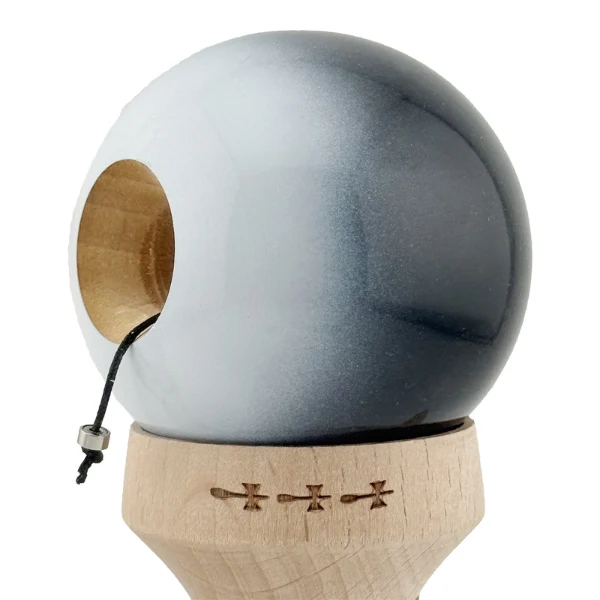 Kendama Super Sticky X Original profesionala, 7.5*6*18cm, Yin-Yang finisaj lucios 5