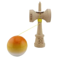 Kendama Super Sticky X Original profesionala, 7.5*6*18cm, Gradient portocaliu 3