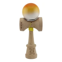 Kendama Super Sticky X Original profesionala, 7.5*6*18cm, Gradient portocaliu