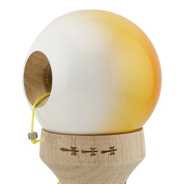 Kendama Super Sticky X Original profesionala, 7.5*6*18cm, Gradient portocaliu 6