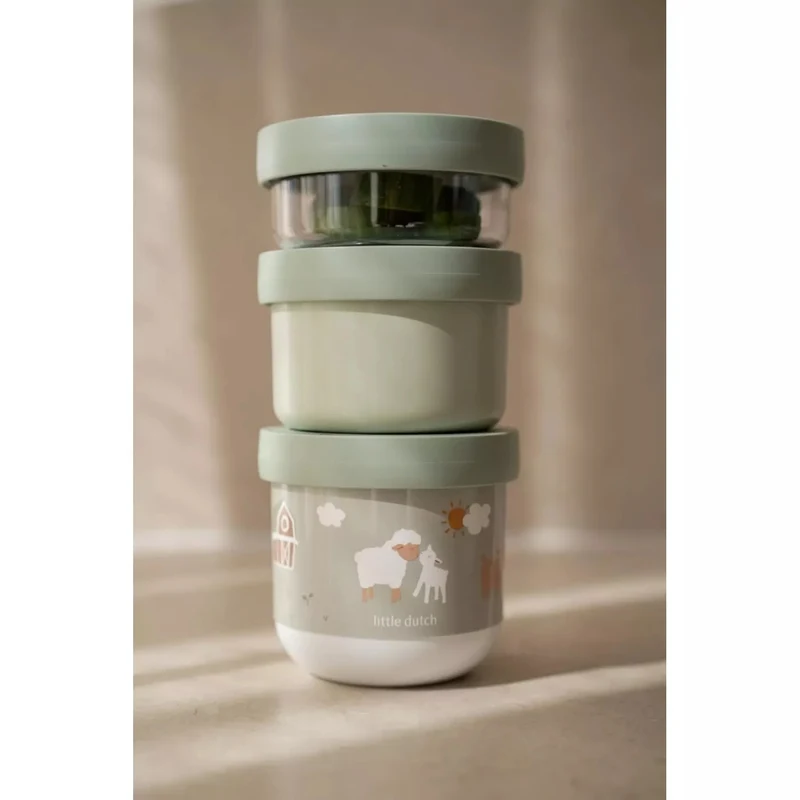 Caserola stivuibila - Mio 3 pcs - little farm - Little Dutch 2
