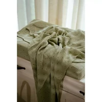 Муслиновая ткань из органического хлопка - 120x120 см - Pure Sage - Little Dutch 2