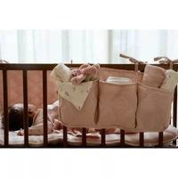 Organizator din bumbac organic pentru patut - Pure Blossom - Little Dutch 3
