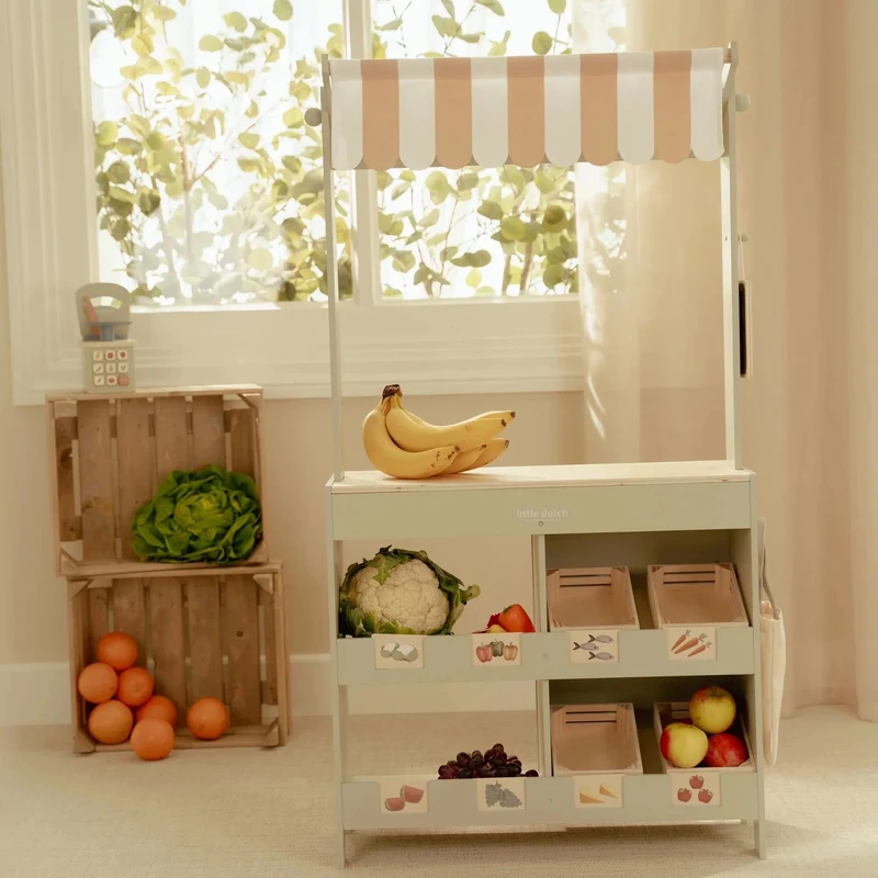 Taraba pentru fructe si legume din lemn FSC - Little Dutch 5