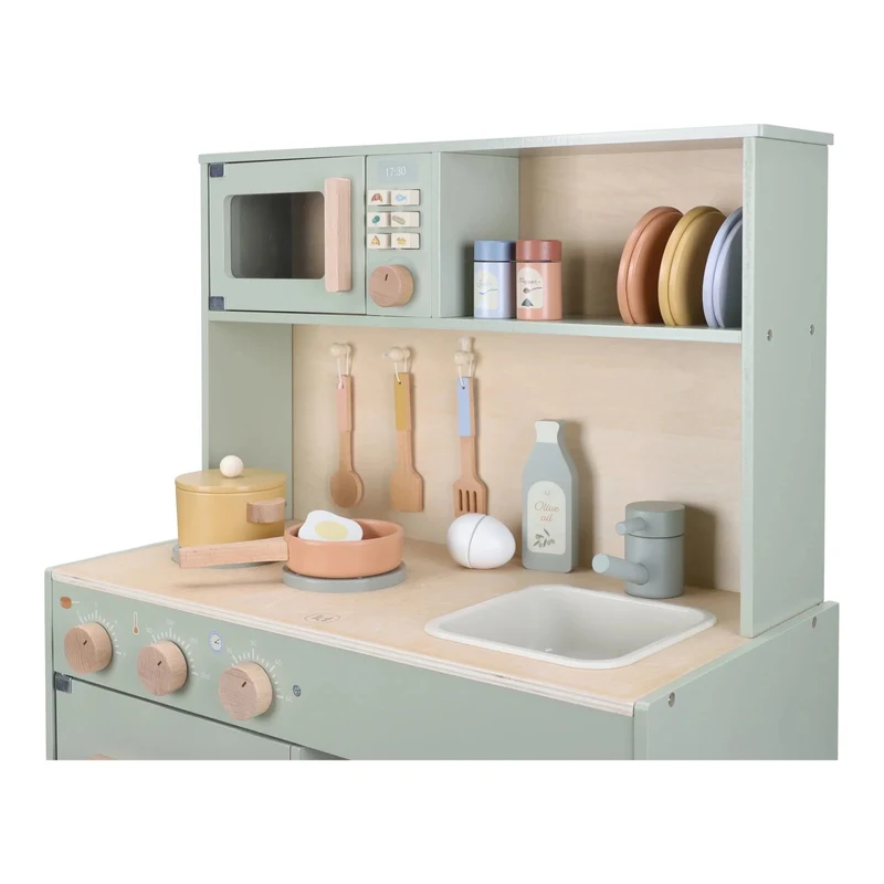 Bucatarie din lemn FSC cu accesorii - Mint - Little Dutch 2