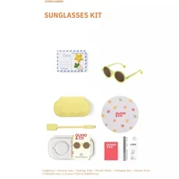 Ochelari de soare cu lentile polarizate - 5-12 ani - Citrus Garden - Lime Green - Olivio&Co 5
