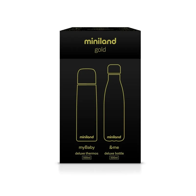 Set 2 Termosuri lichide Miniland MyBaby@Me Gold 500 ml 4