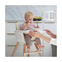 Set veselă cu 5 piese din materiale naturale Miniland Naturmeal Chick 3