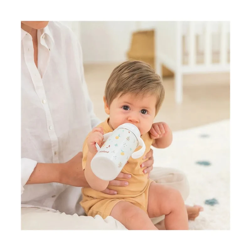Sticlă termică/biberon cu tetină 240 ml Miniland Thermobaby Valencia 3