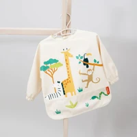 Водонепроницаемый слюнявчик с рукавами Miniland Soft Biby Jungle 3