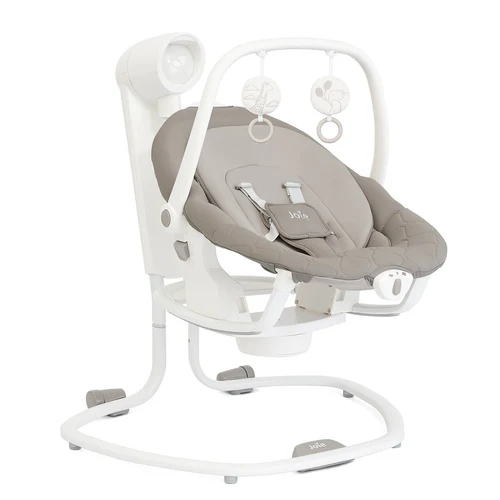 Leagan si balansoar rotativ Joie Serina 2 in 1 Walnut, cu conectare la priza