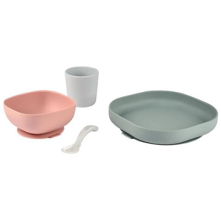 Beaba Set de masa silicon 4 piese Eucalyptus B913507 2