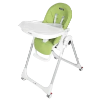 Scaun de masa Prima Pappa Follow Me, Wonder Green, Peg Perego 2