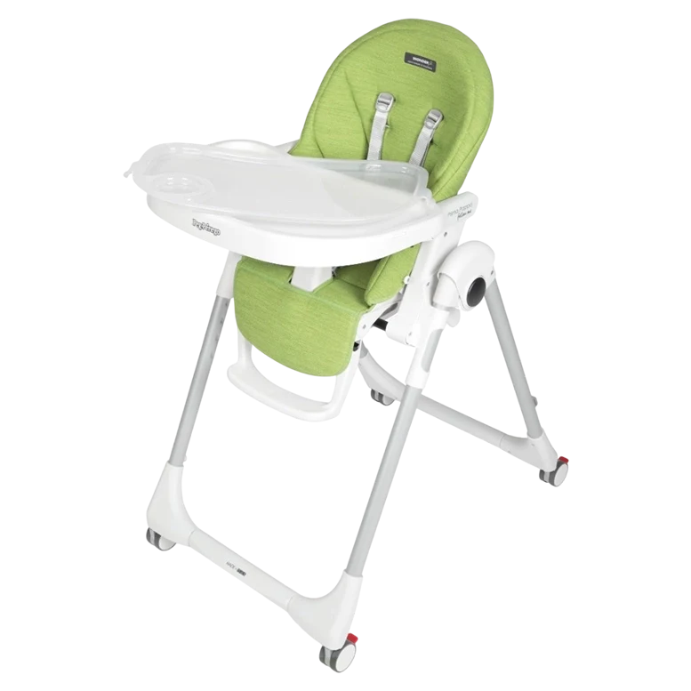Scaun de masa Prima Pappa Follow Me, Wonder Green, Peg Perego 2