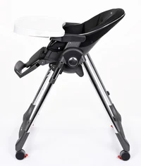 Scaun de masa Prima Pappa Follow Me High Tech Licorice, Peg Perego 10