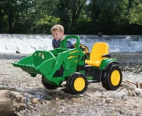 Tractor electric JD GROUND LOADER,Peg Perego 3