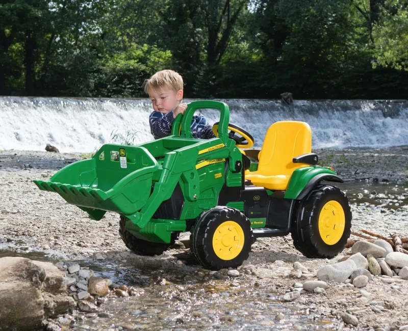 Tractor electric JD GROUND LOADER,Peg Perego 3