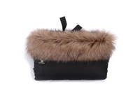 Muff cu blana Black, Cottonmoose