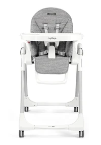 Scaun de masa Prima Pappa Follow me, Wonder Grey,  Peg Perego 3
