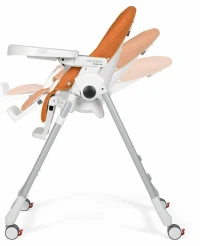 Scaun de masa Prima Pappa Follow me, Wonder Orange,  Peg Perego 5