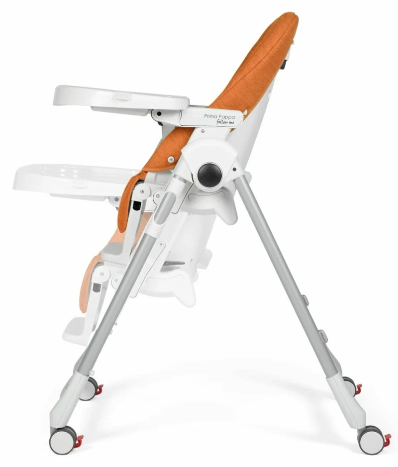 Scaun de masa Prima Pappa Follow me, Wonder Orange,  Peg Perego 6