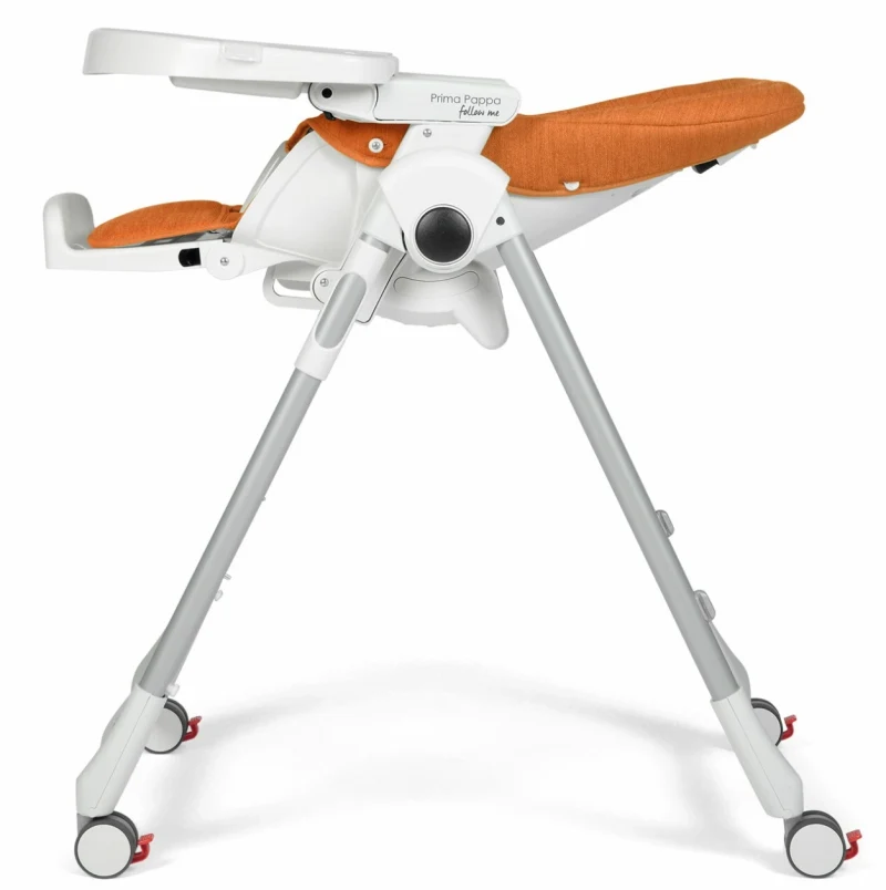 Scaun de masa Prima Pappa Follow me, Wonder Orange,  Peg Perego 7