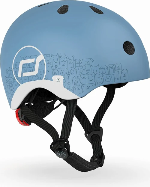 Casca Scoot&Ride XXS-S Reflective Steel