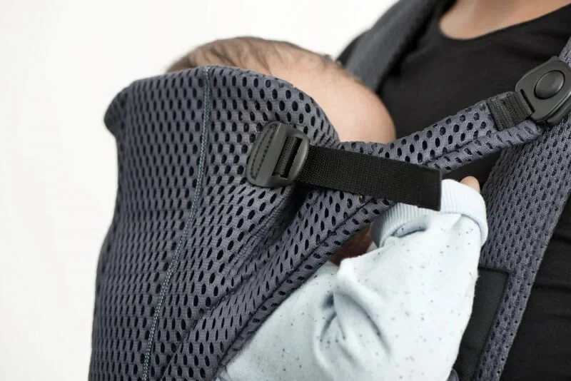 Marsupiu anatomic BabyBjorn Move Antracite, 3D Mesh 3
