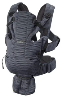 Marsupiu anatomic BabyBjorn Move Antracite, 3D Mesh