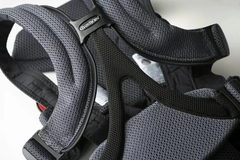 Marsupiu anatomic BabyBjorn Move Antracite, 3D Mesh 2
