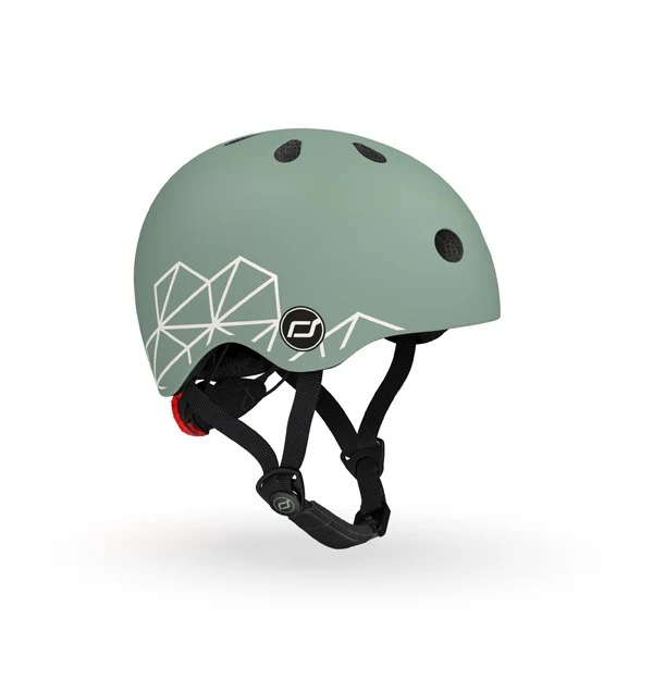 Casca de protectie pentru copii, cu sistem de reglare, Scoot & Ride Greenlines, XXS-S, 1 an+ 2