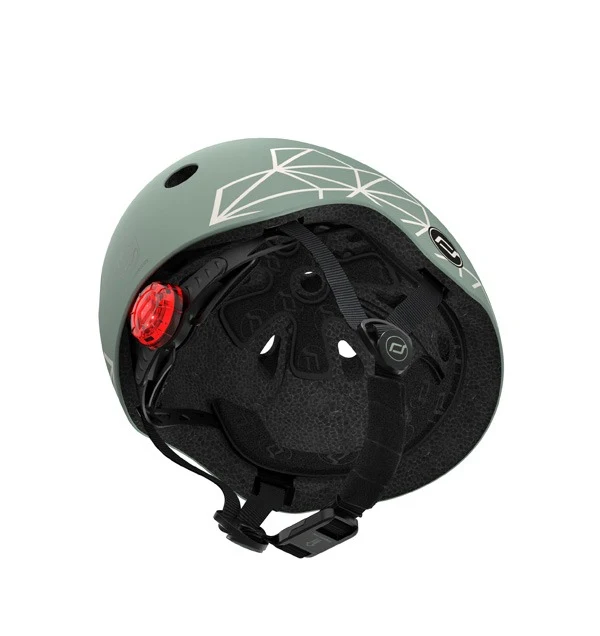 Casca de protectie pentru copii, cu sistem de reglare, Scoot & Ride Greenlines, XXS-S, 1 an+ 5