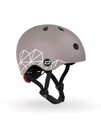 Casca de protectie pentru copii, cu sistem de reglare, Scoot & Ride Brownlines, XXS-S, 1 an+