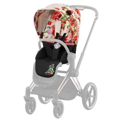 Set textil pentru carucior Cybex Priam FE Spring Blossom Light