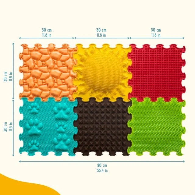 Ortoto Covoras Ortopedic-Puzzle Sunshine garden 2