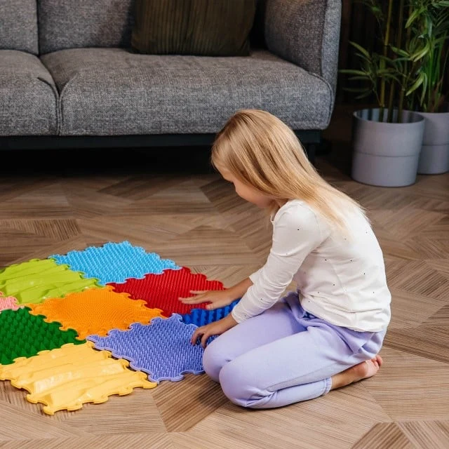 Ortoto Covoras Ortopedic-Puzzle Stimulative Rainbow 3