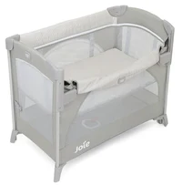 Складная кроватка-co-sleeper Joie Kubbie Sleep Wheat 2