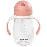 Beaba Кружка с трубочкой 300 мл розовая B913480 3