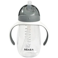 Beaba Cana cu pai din tritan 300ml Mineral Grey B913534