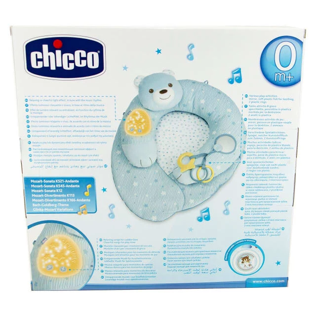 Jucarie Chicco centru de activitate 3 in 1, Primul meu cuibusor, albastru, 0 luni+ 98292 4
