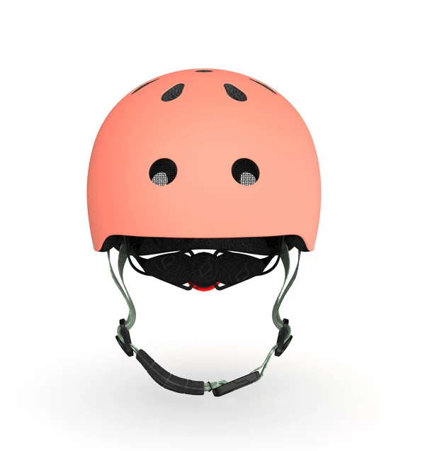Casca de protectie pentru copii, cu sistem de reglare, Scoot & Ride Peach, XXS-S, 1 an+ 4