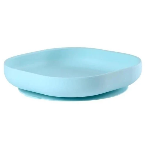 Beaba Farfurie silicon cu ventuza Bleu B913430