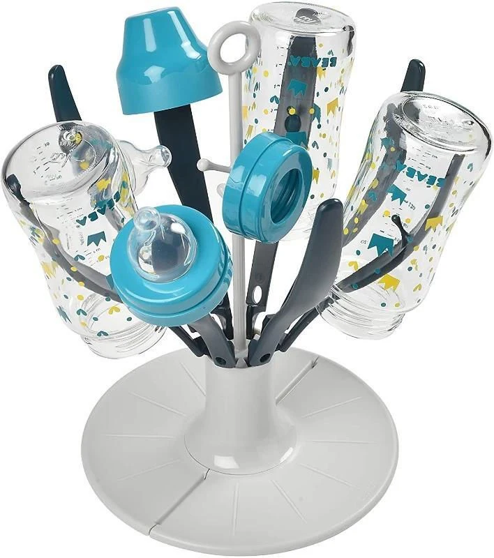 Beaba Uscator pliabil de biberoane sub forma de floare Bleu, B911618 2