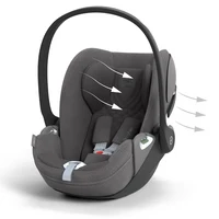 Автокресло Cybex Cloud T i-Size Plus Mirage Grey dark grey 4